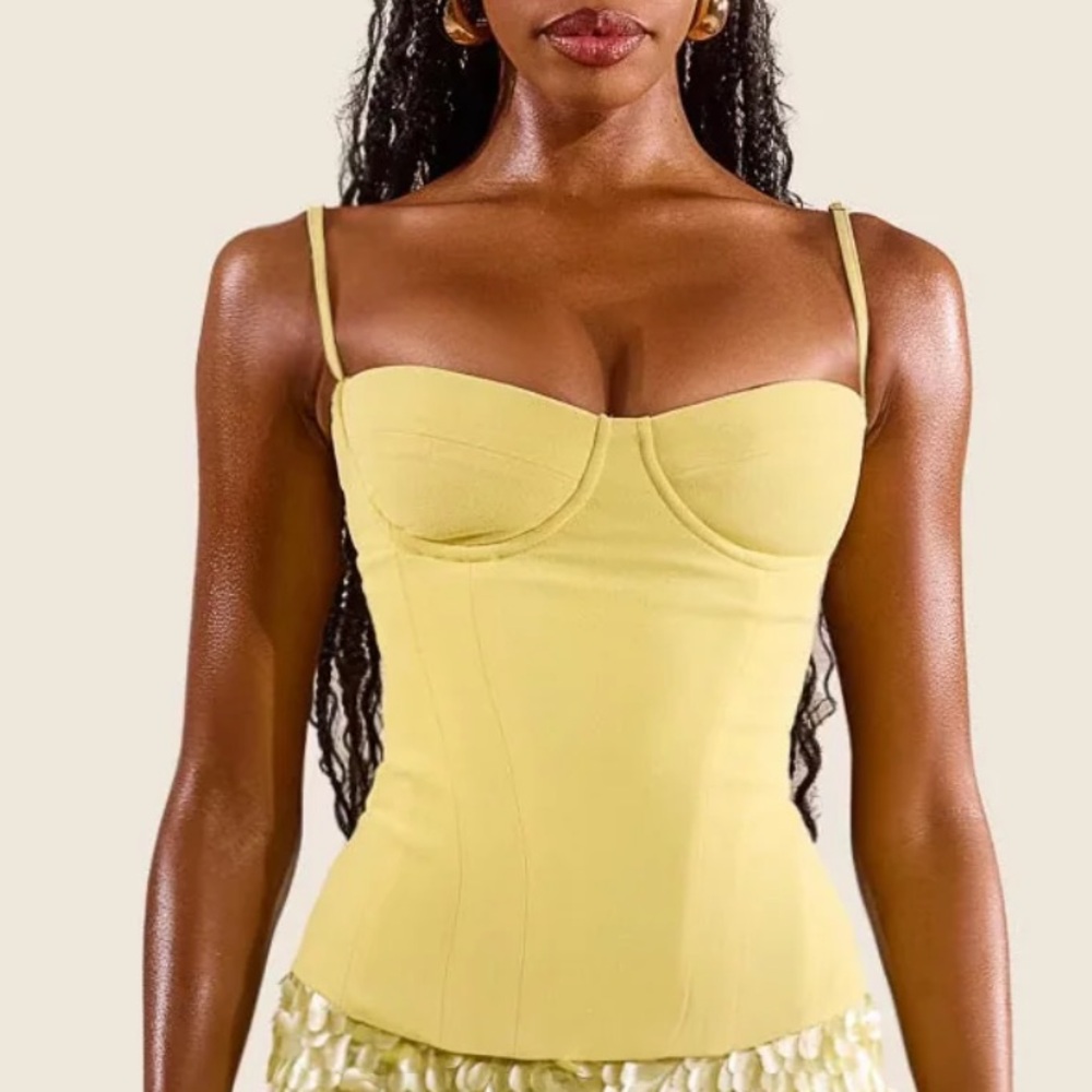 Marsthelabel The Everly Corset in Lemon